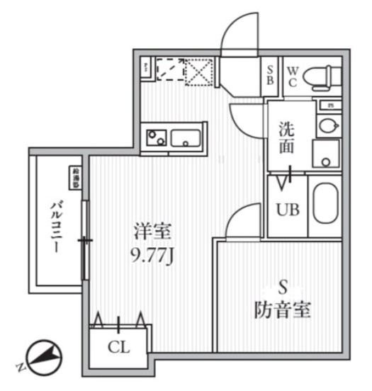 T's Cuore MUSE落合南長崎の間取り