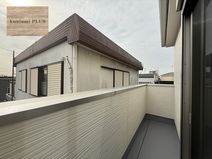 東大阪市鴻池町1丁目　2号棟のバルコニー