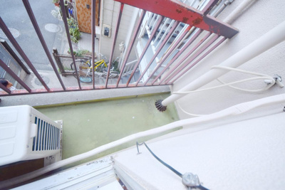 【バルコニー】 | セピア三芳 | 外からの目が気にならないバルコニーで洗濯物が干せます