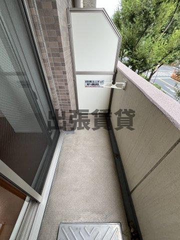 ルーエ白川公園のバルコニー