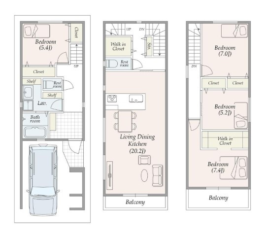 大阪市城東区今福東2丁目　土地の参考プラン