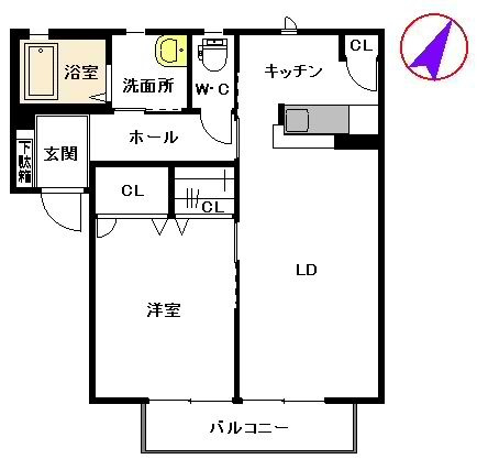 【間取り】 | カーサ　ソレアード　＊＊