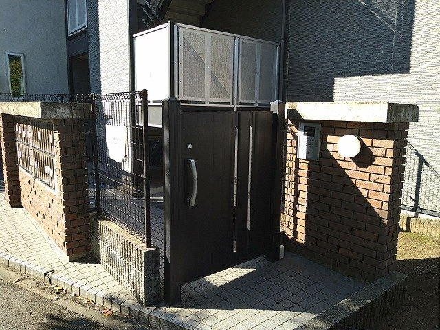 オートロックゲート設置