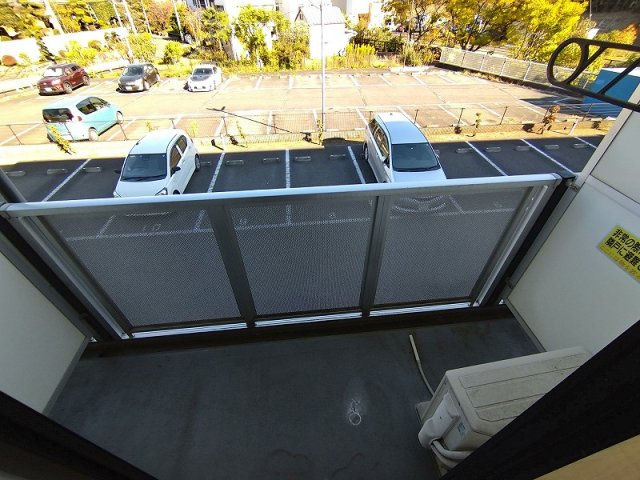 ２階バルコニーから見た景観