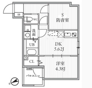T's Cuore MUSE落合南長崎の間取り
