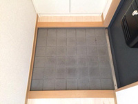 ゆったりとした玄関です