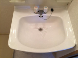 コンパクトで使いやすい洗面所