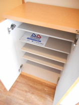 たっぷりとした収納スペースです