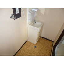 広い洗面スペース