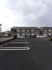 駐車場に車を止められます