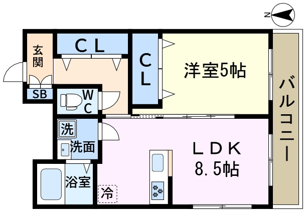 エスポワールの間取り