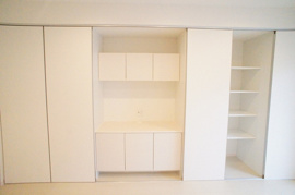 収納のためのスペースです