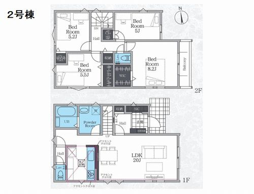 【その他】 | 【仲介手数料０円】厚木市南町3期　新築一戸建て　1号棟　全2棟 | 2号棟【仲介手数料０円】厚木市南町3期　新築一戸建て　全2棟