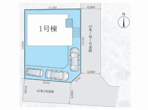 【区画図】 | 【仲介手数料０円】伊勢原市東大竹2期　新築一戸建て | 【仲介手数料０円】伊勢原市東大竹2期　新築一戸建て