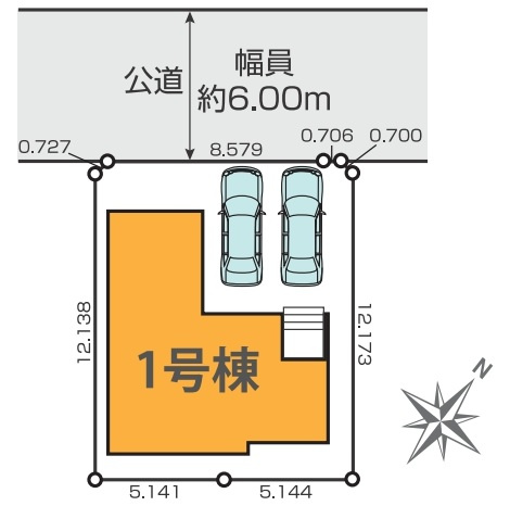 KIS上尾市井戸木8期　新築一戸建て　KEIAI GRACE　01の区画図|1号棟