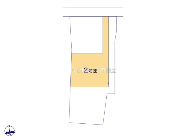 【区画図】 | 一宮市萩原町西御堂字金森7『仲介料無料』新築戸建て | 2号棟
