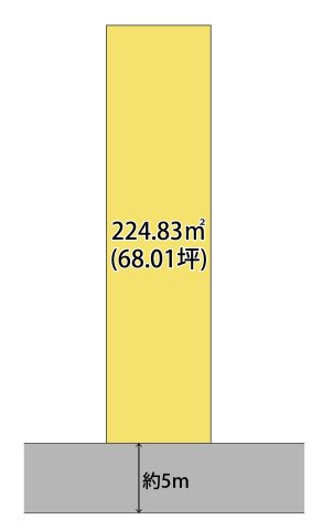 和歌山市久保丁3丁目・土地・125771の区画図