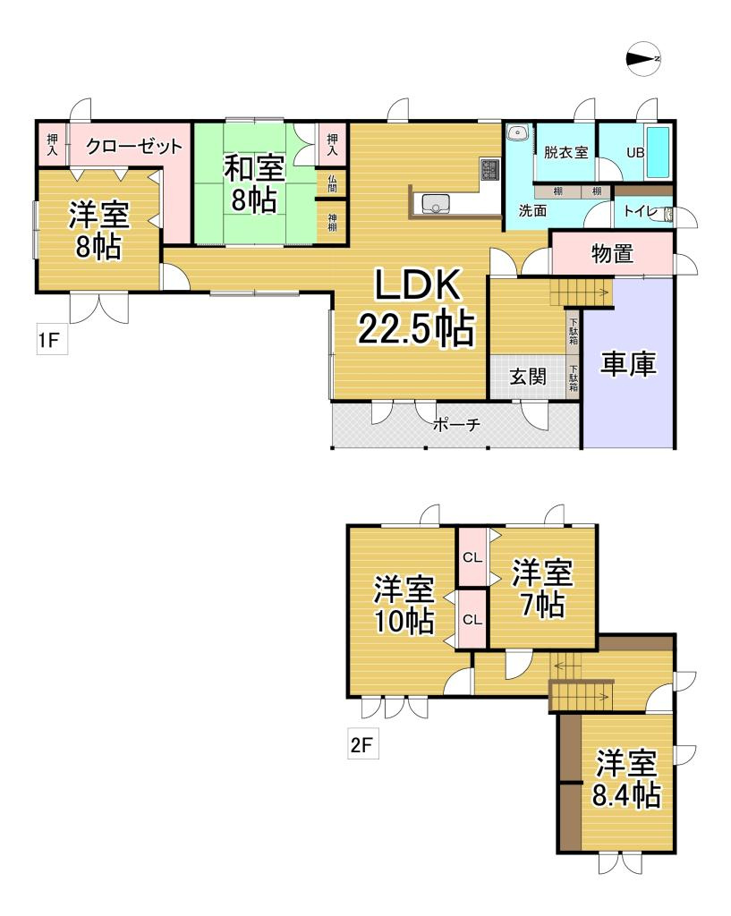 中古住宅　札内西町42-8の間取り