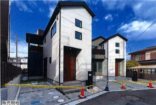 平塚市夕陽ケ丘第1期　新築戸建全2棟　2号棟の外観パース