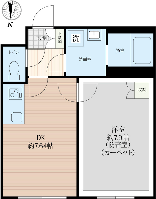 ラシクラス上板橋の間取り