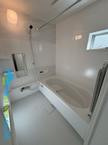 茅ヶ崎市今宿1期　新築戸建　全４棟１号棟の浴室|ゆったり過ごせるお風呂です