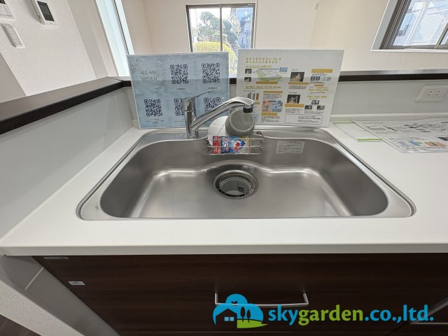 茅ヶ崎市今宿1期　新築戸建　全４棟１号棟のキッチン|キッチンシンク