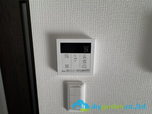 茅ヶ崎市今宿1期　新築戸建　全４棟１号棟の設備|給湯スイッチパネル