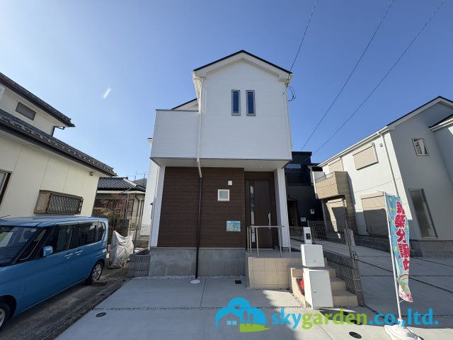 茅ヶ崎市今宿1期　新築戸建　全４棟１号棟の外観|外観は落ち着いています