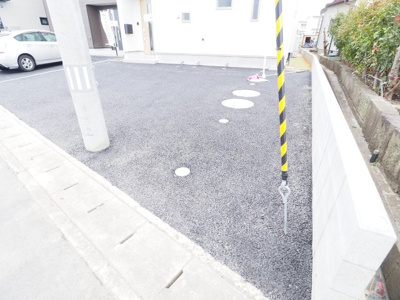 【駐車場】 | Cradle garden　本宮市仁井田第3　1号棟 | ★内覧予約で新米４kg★