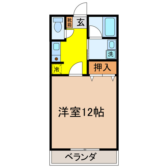 【間取り】 | コーポアルタⅢ