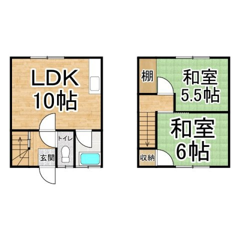 サクラコート１の間取り