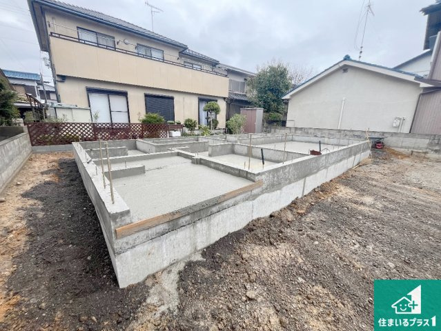 加古川市新神野　第5期　新築一戸建ての外観|周辺は落ち着いた街並みの住宅地！子育てがしやすい住環境です！まだ未完成ですが、現地でしかわからない事もございます。是非一度ご覧ください。