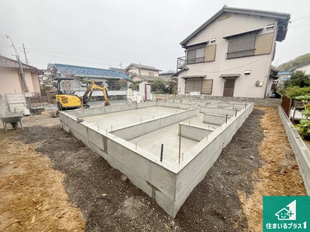 加古川市新神野　第5期　新築一戸建ての外観|周辺は落ち着いた街並みの住宅地！子育てがしやすい住環境です！まだ未完成ですが、現地でしかわからない事もございます。是非一度ご覧ください。