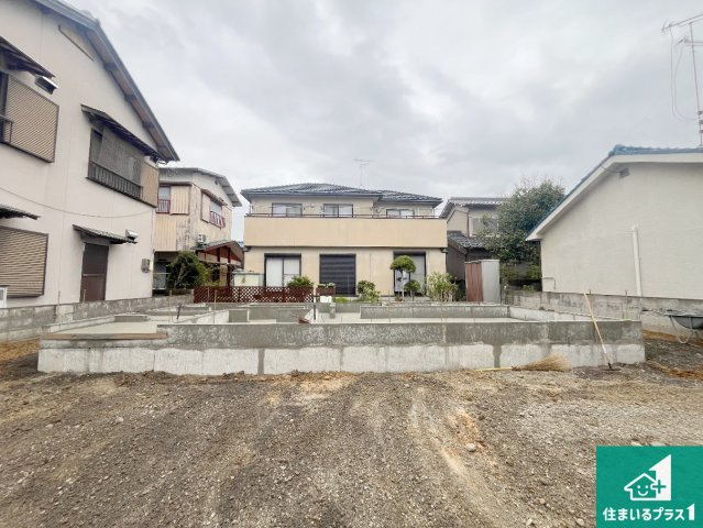 加古川市新神野　第5期　新築一戸建ての外観|周辺は落ち着いた街並みの住宅地！子育てがしやすい住環境です！まだ未完成ですが、現地でしかわからない事もございます。是非一度ご覧ください。