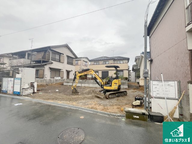 加古川市新神野　第5期　新築一戸建ての外観|周辺は落ち着いた街並みの住宅地！子育てがしやすい住環境です！まだ未完成ですが、現地でしかわからない事もございます。是非一度ご覧ください。