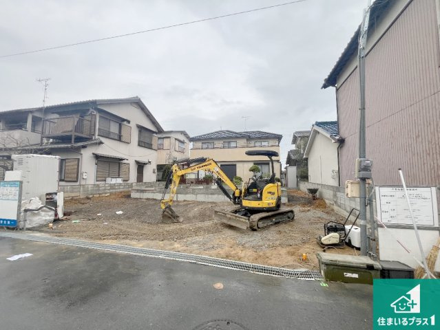 加古川市新神野　第5期　新築一戸建ての外観|周辺は落ち着いた街並みの住宅地！子育てがしやすい住環境です！まだ未完成ですが、現地でしかわからない事もございます。是非一度ご覧ください。