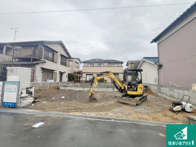 加古川市新神野　第5期　新築一戸建ての外観|周辺は落ち着いた街並みの住宅地！子育てがしやすい住環境です！まだ未完成ですが、現地でしかわからない事もございます。是非一度ご覧ください。