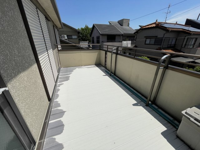 岡崎市赤渋町のバルコニー