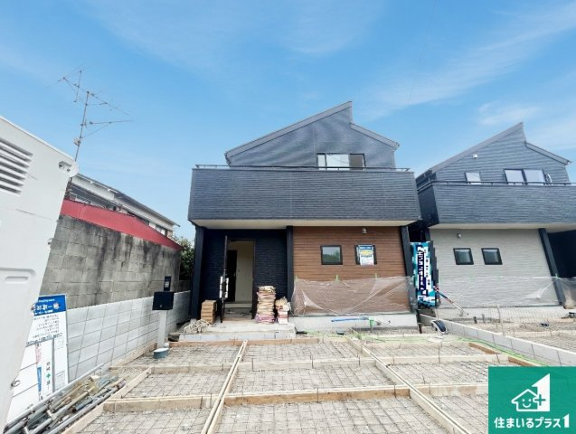 神戸市北区道場町日下部　第3期　新築一戸建ての外観|現在の進捗状況です！順調に作業進行中、完成が待ち遠しいです！詳細の間取り等、お気軽にお問い合わせください！