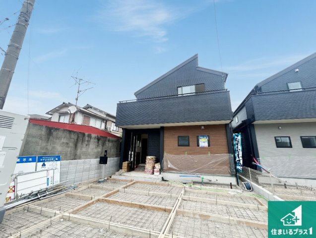 神戸市北区道場町日下部　第3期　新築一戸建ての外観|現在の進捗状況です！順調に作業進行中、完成が待ち遠しいです！詳細の間取り等、お気軽にお問い合わせください！