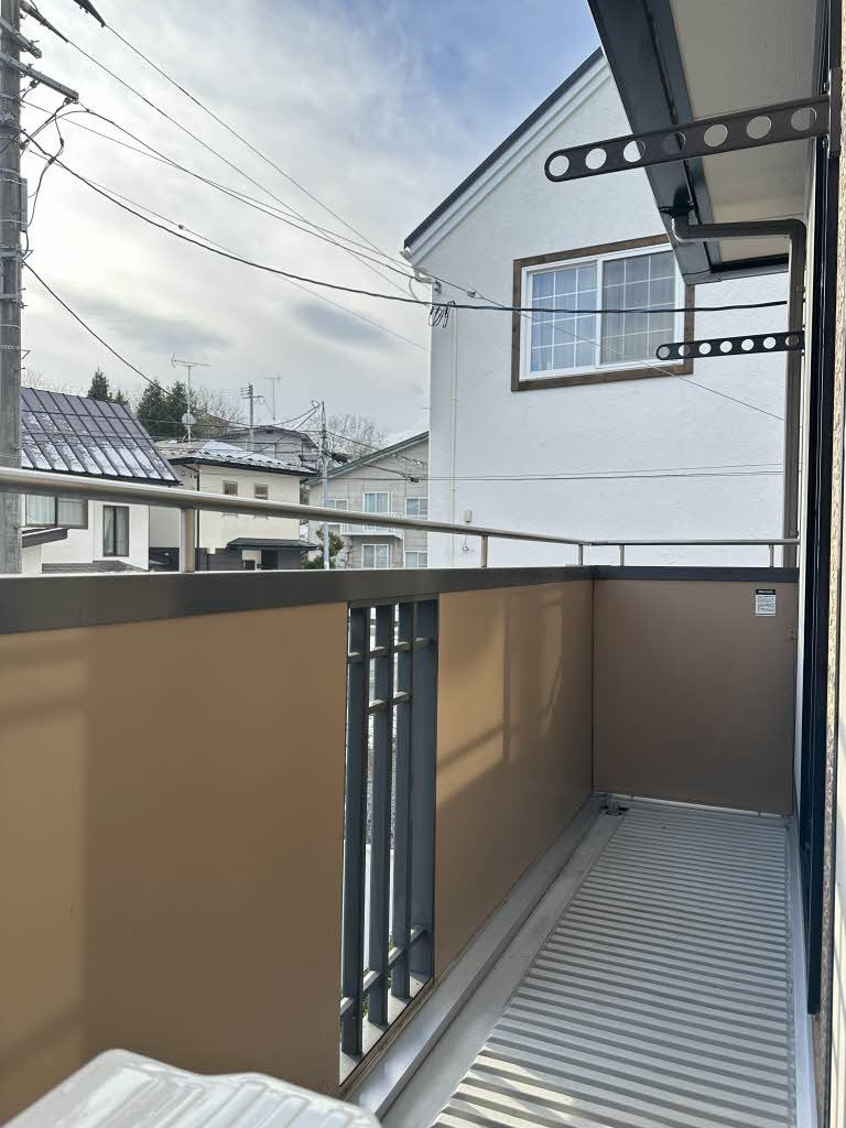 グランシード三ツ割Ａのバルコニー