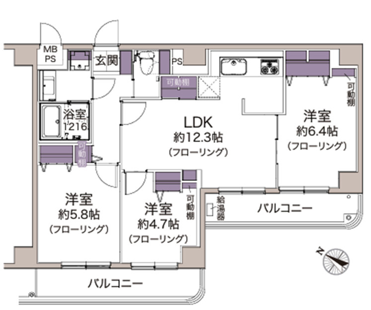 シティハイツ三ノ輪の間取り