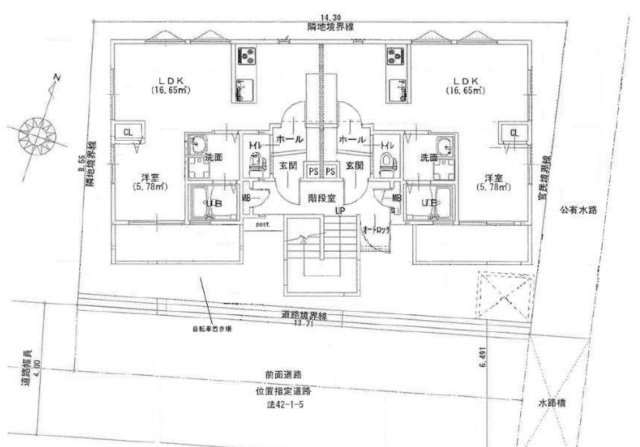 【LOHAUS豊中稲津町】　大阪府豊中市1棟売りアパート「劣化対策3級」「築3年」の間取り