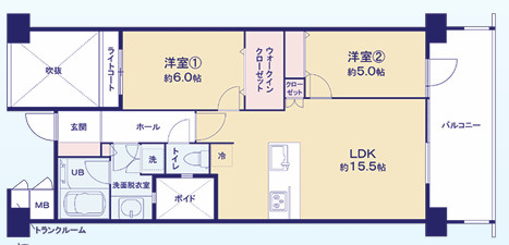 グランウェリス瀬田の間取り