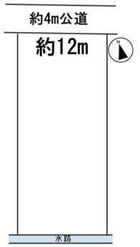 ６６３６３　岐阜市西川手8丁目土地の画像
