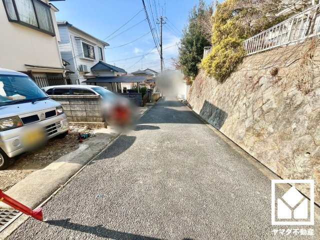 伏見区深草大亀谷大山町の前面道路含む現地写真|1月19日　現地写真更新