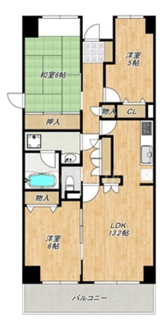 プロスペクト浦和常盤の間取り|間取りです