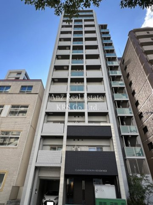 【外観】 | プランドール江戸堀レジデンス | モダンでスタイリッシュな外観のマンションです♪