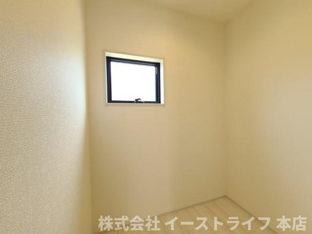 【新築戸建】　いわき市平下平窪第11　全4棟　長期優良住宅の収納|1号棟写真　2階にはストレージルームが付いているので、収納はもちろん趣味部屋としても活用できます。