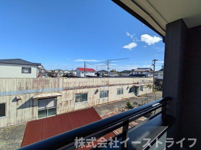 【新築戸建】　いわき市平中神谷第8　限定1棟　【長期優良住宅】の展望|インナーバルコニーからの眺望です